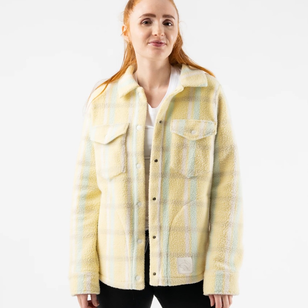 White Fleece of Mind Shacket